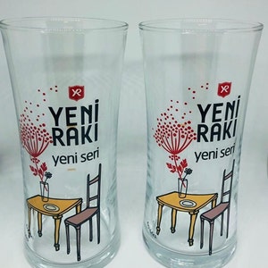 New Raki Chair Theme Raki Glass 6 pieces