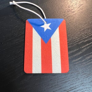 Puerto Rican Flag Car Air Freshener