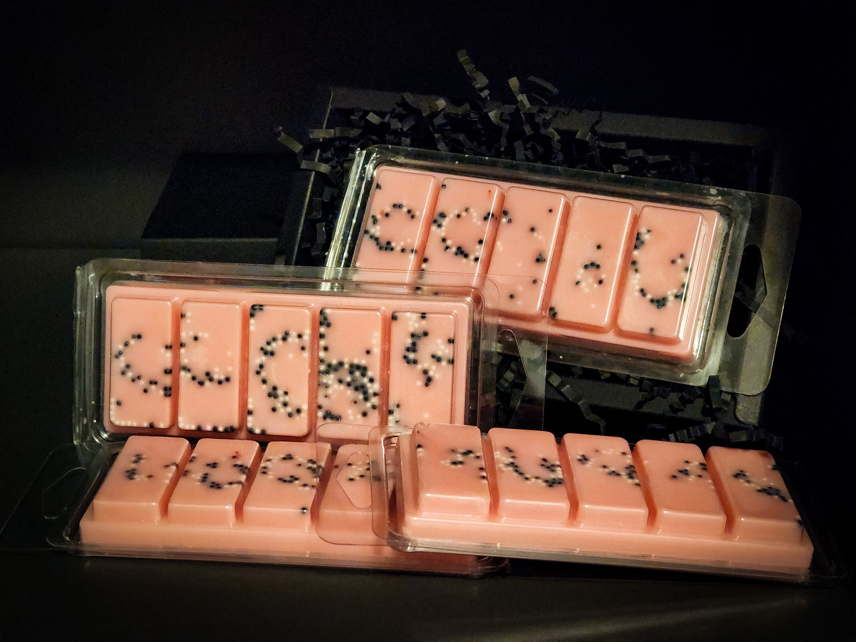 Frosted Wax Melt Snap Bar / Clamshell 5 Cells Soy Wax. Etsy