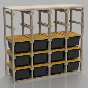 Sam's Tote Rack Instant Download Costco/sam's Club/home Depot 27-gallon Storage Tote ...