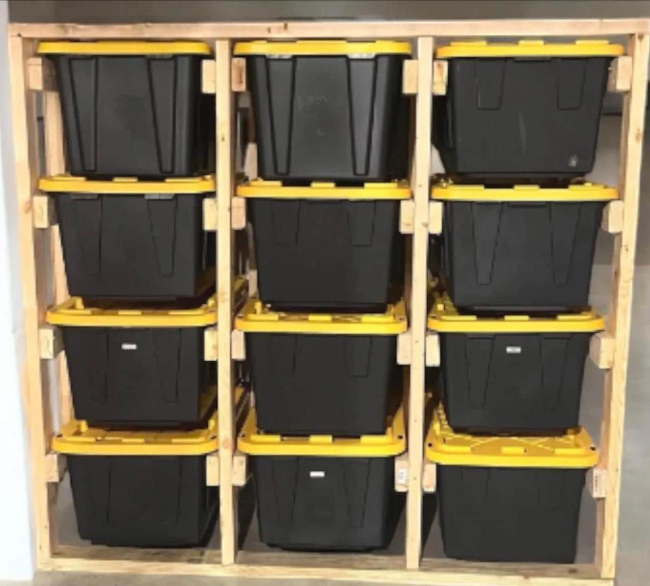 Instant Download Costco/Sams Club/Home Depot 27-Gallon storage tote plans, includes multiple size plans, garage or basement organization