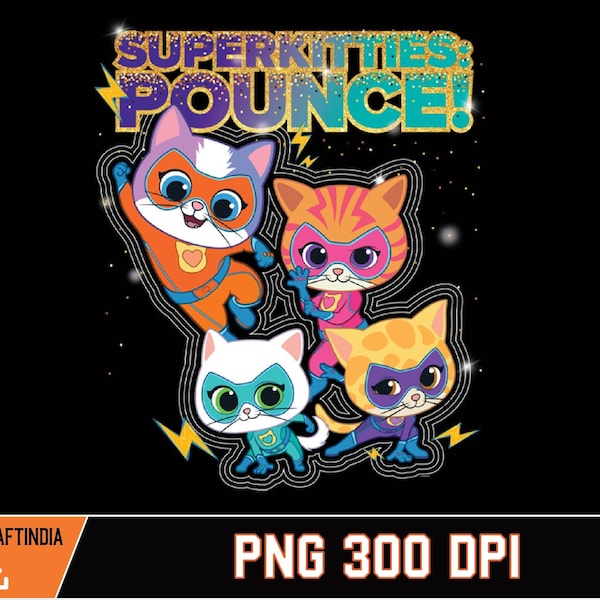 Cartoon Png, Cartoon Vacation Png, Cartoon Ju-nior Super-kitties Poun-ce! Full Team Png, Cartoon Ju-nior Music Png