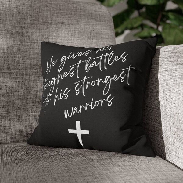 Christian Pillow Etsy