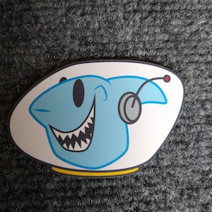 Super Astro Shark sticker