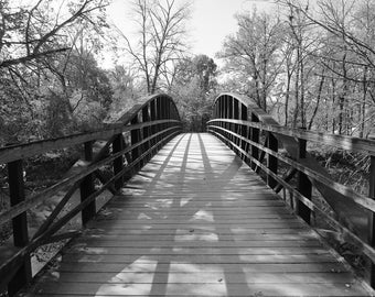 Bridge black and white printable wall art