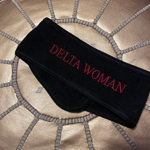 Delta Sigma Theta &quot;DELTA WOMAN&quot; Spa Headband