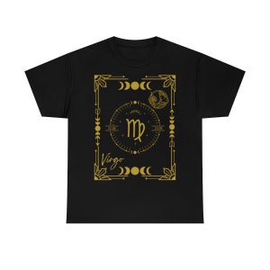 Zodiac Virgo Unisex Heavy Cotton Tee