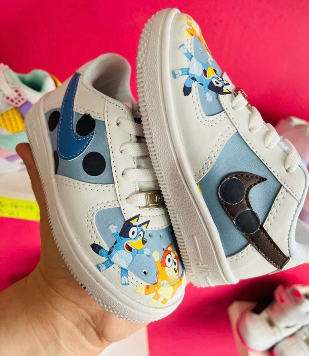 Adorable Inspired Bluey Shoes New - Etsy