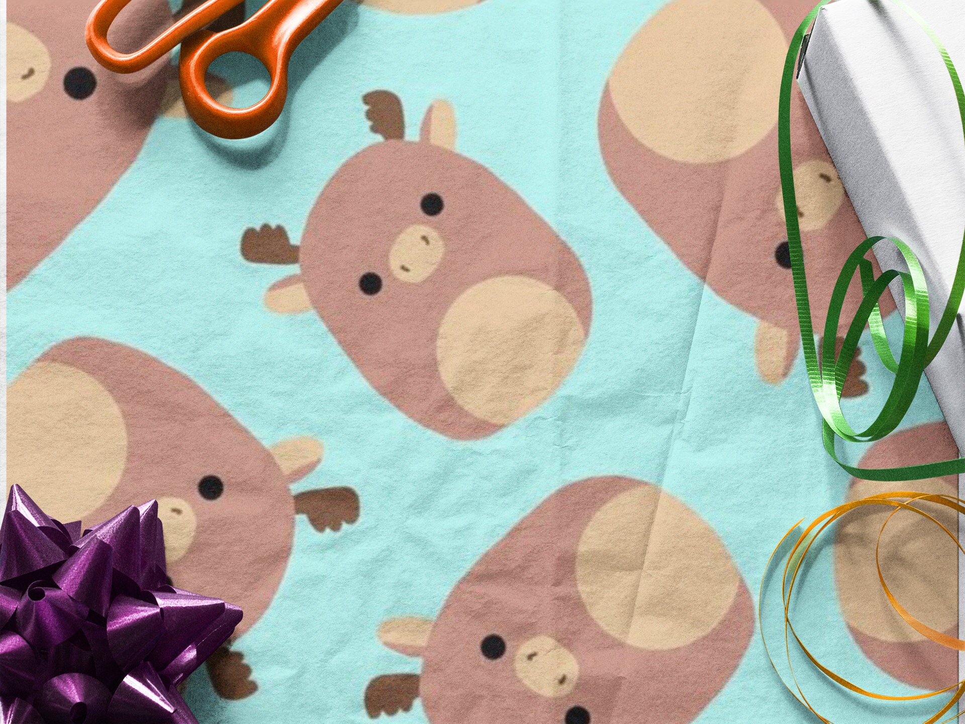 Squishmallow Christmas Wrapping Paper Etsy