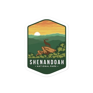 Shenandoah National Park - Bubble-Free Stickers