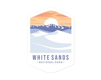White Sands National Park - Bubble-Free Stickers