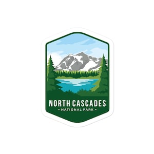 Parc national des North Cascades - Stickers sans bulles