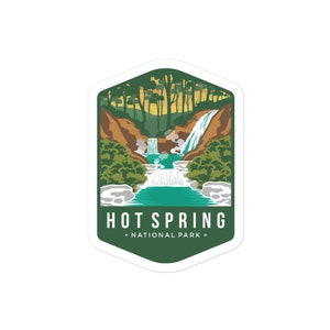Hot Springs National Park - Bubble-Free Stickers