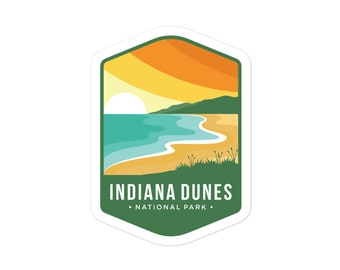 Indiana Dunes National Park: stickers zonder bubbels