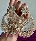 Niya Kundan Chandbali Earrings | Sabyasachi Jewelry |Indian Jewelry |Fine Kundan Earring |Indian Earrings |Chandbali