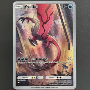 yveltal shiny pokemon card Pokemon: Kalos Tin [Yveltal Ex] [2] Strafe (30) You may switch this Pokemon with 1 of your Benched Pokemon Shiny Yveltal Pokemon Card