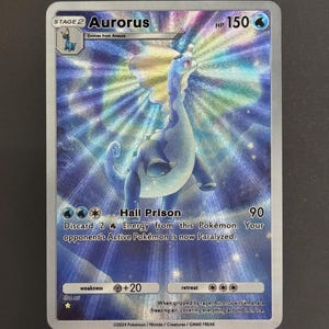 how to look up pokemon card values Pokmon Mega Evolution: Pitch Black Checklane 1-Pack Blister (Aurorus