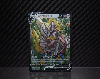 Proxy Cards - Lot of 2 in Cathedral glass style - Textured Holographic English