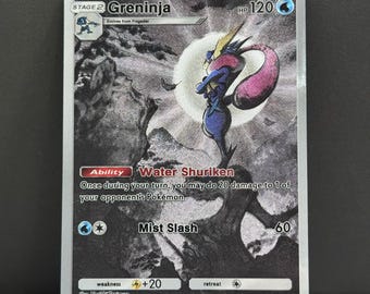 Custom TCG Pocket #24 [ENG] Greninja - Textured Shinning
