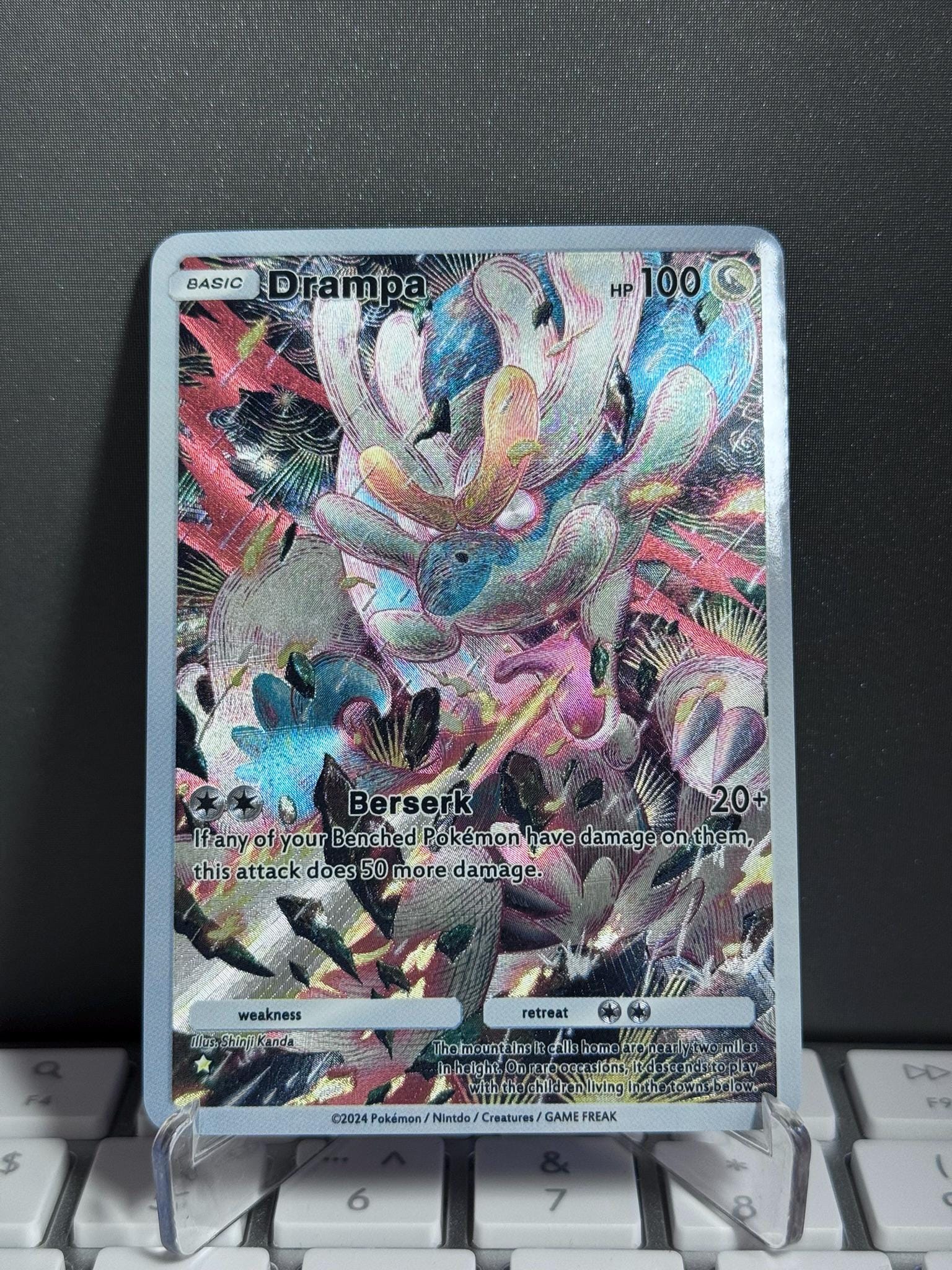 shiny drampa pokemon card Pokemon - Sword & Shield - Evolving Skies - Drampa - 119/203