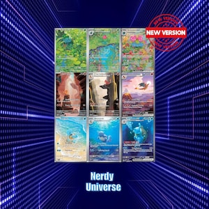 TCG proxy [ENG] 151 Charizard Blastoise Venusaur Set - Holográfico texturizado