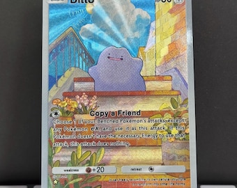 Cartas de bolsillo personalizadas TCG n.° 30 [ENG] Ditto - Texturizado brillante