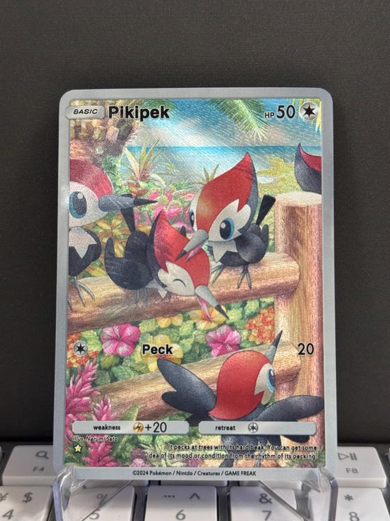 pokemon pikipek card Pikipek 142/185 Reverse Holo Pokemon TCG: Vivid Voltage Card MINT SHIPS TODAY!