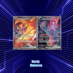 Proxy TCG [ENG] Team Rocket's Mewtwo Moltres ex- Textured Holographic