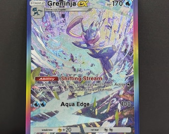 Custom TCG Pocket #28 [ENG] Greninja ex - Textured Shinning