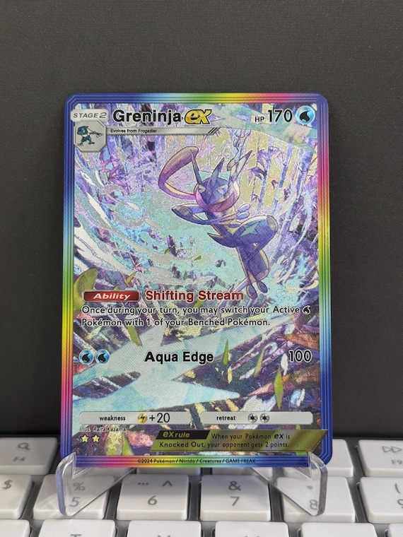 Custom TCG Pocket #28 [ENG] Greninja Ex - Textured Shinning - Etsy