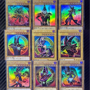 YGO Proxy Cards - Lot of 9 Dark Magician Holographic Japanese