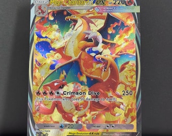 TCG Pocket personalizado n.° 30 [ENG] Mega Charizard Y ex - Brillante texturizado