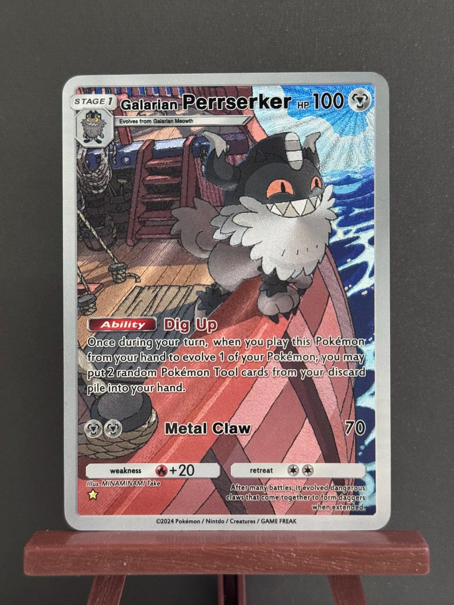 pokemon perrserker card Galarian Perrserker V 129/196 – PokePlugZa