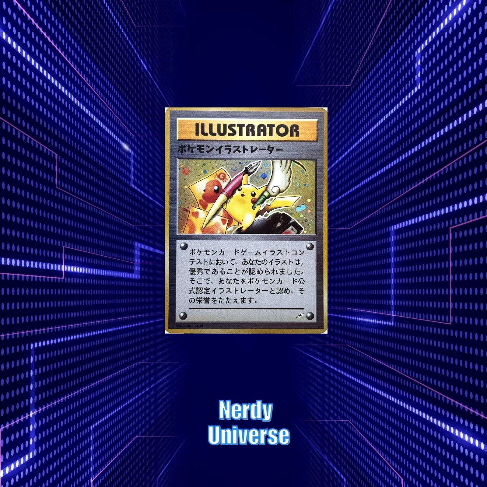 Pikachu illustrator card - Etsy 日本