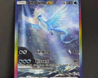 holographic squishmallow card Articuno Holo #144