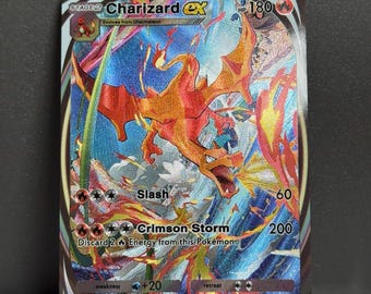 リザードン ex クラウン レア ゴールド ホログラフィック ポケモン TCG