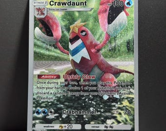 Crawdaunt A4b / Deluxe Pack EX / Pokemon Tcg Quality Custom Card - Etsy
