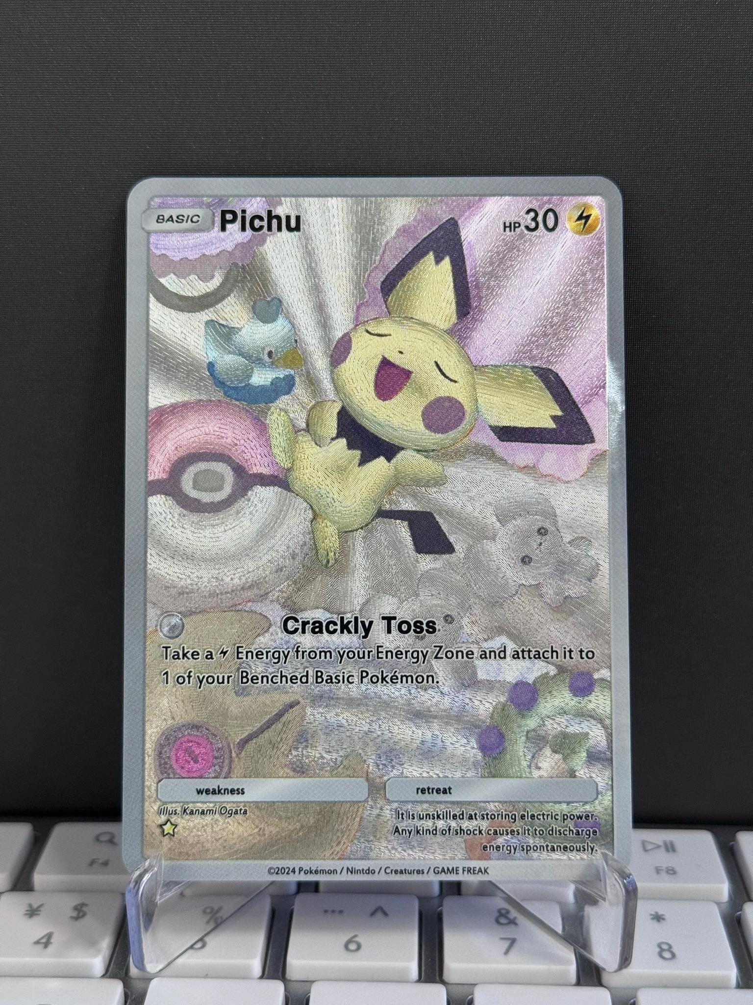 shiny pichu pokemon card Pichu Shiny or Non ✨ 6 IV Pokémon Legends Z-A Competitive Customizable –  Shiny Living Dex main image 1