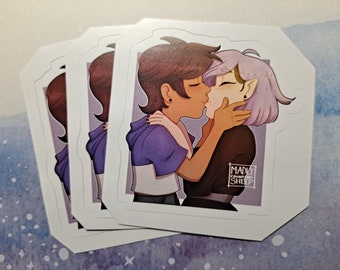 The Owl House Lumity Kiss Sticker