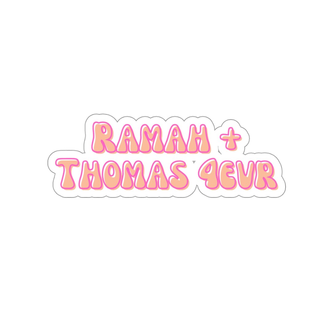 Ramah and Thomas Forever the Chosen Trendy Sticker - Etsy