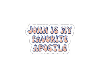 Apostle John Trendy Sticker