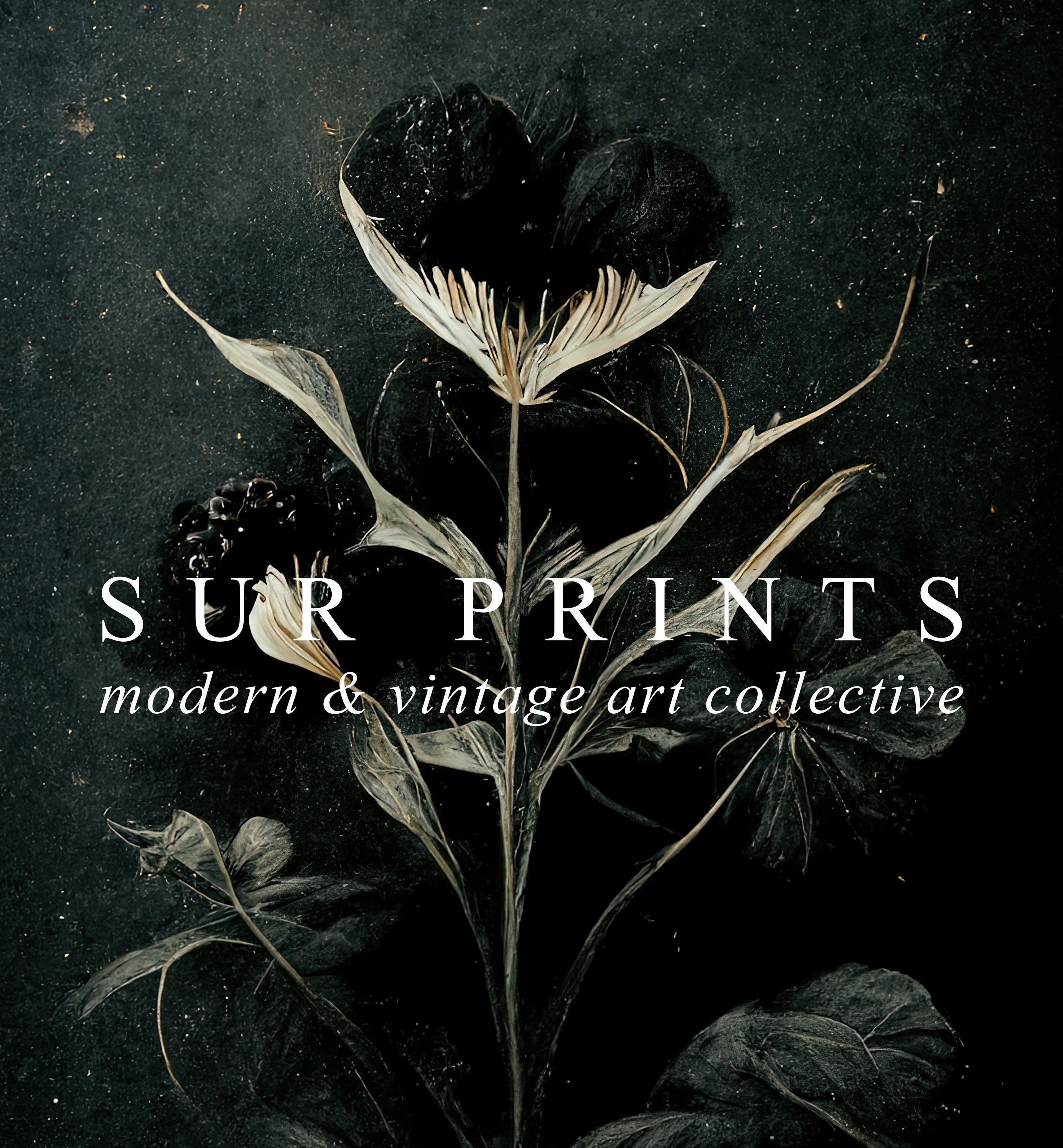 Moody Dark Botanical Gallery Wall Art | Moody Floral Print Set | 3 ...