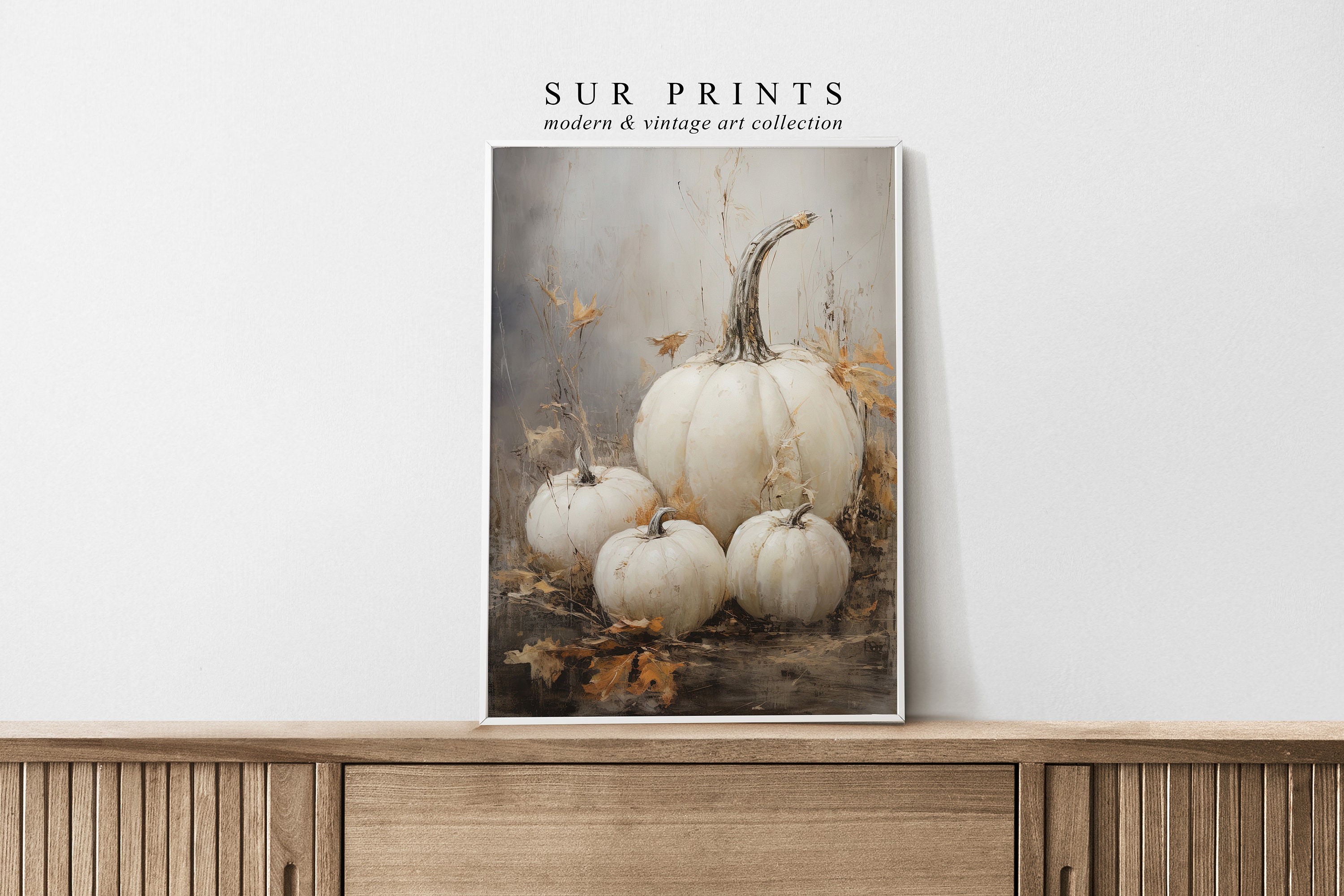 Vintage Pumpkin Still Life | PRINTABLE Fall Pumpkins Print | Wall Art ...