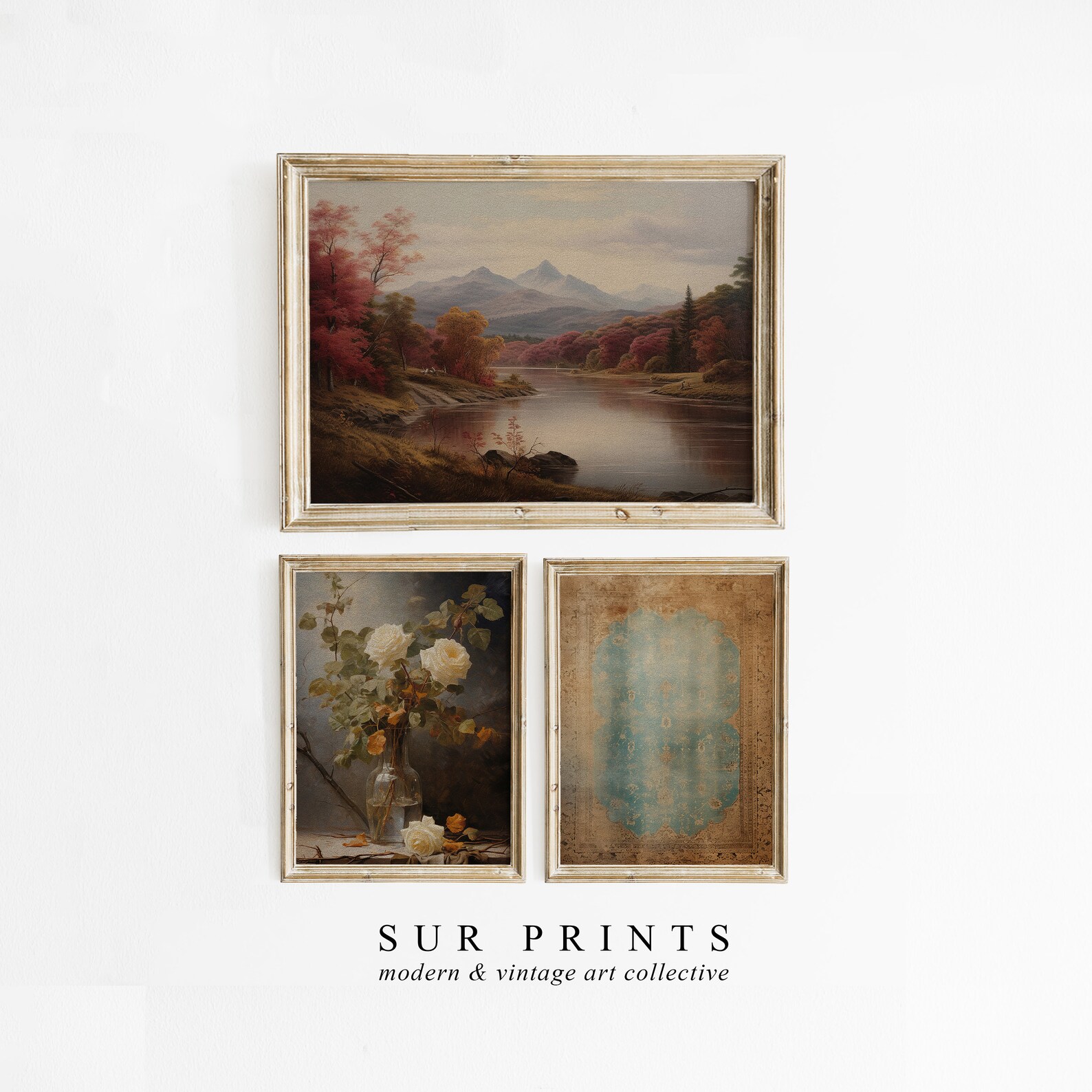 Fall Gallery Wall Set Printable, Autumn Gallery Wall Prints, Warm Tone ...