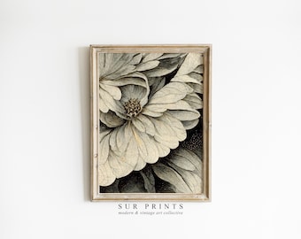 Stimmungsvolle Botanische Kunst | Dunkler Vintage Druck | Stimmungsvolles Bauernhaus | Stimmungsvolle Wanddekoration | Landhaus Küche Dekor | DRUCKBARE Digitaler Download | 184