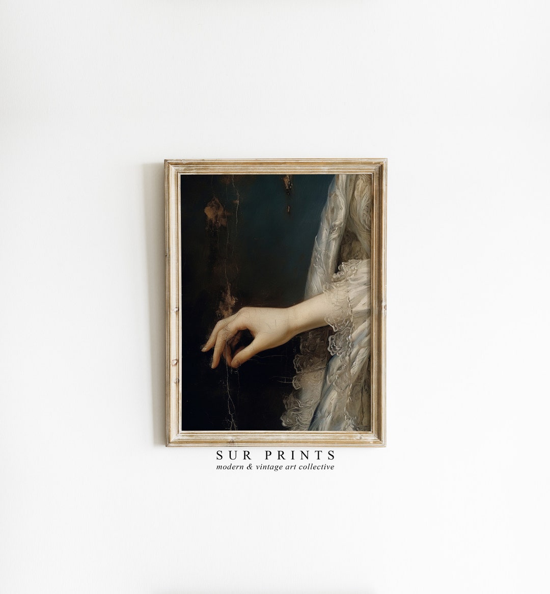 Victorian Woman Wall Art | Baroque Print | Moody Portrait Painting ...
