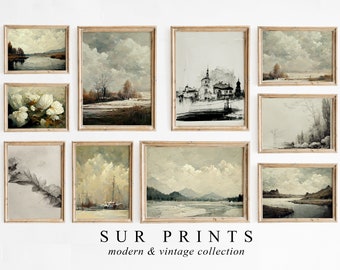 Trending now digital prints | Vintage European Gallery Wall Print SET of 10 | Vintage Home Decor PRINTABLE | Vintage Decor PRINTABLE | 137