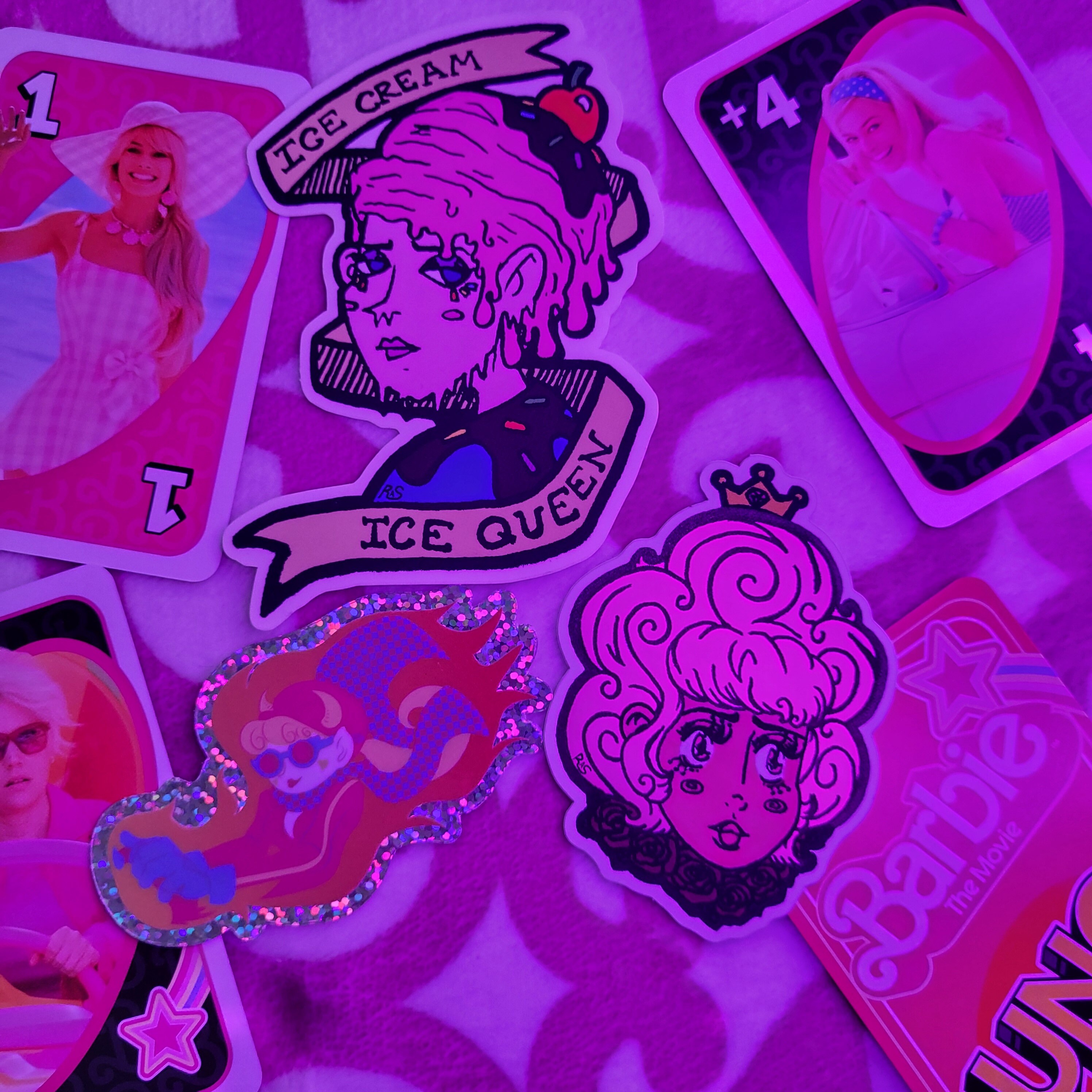 Pretty in Pink Sticker Pack Gift - Etsy