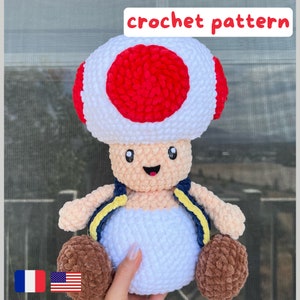Mushroom Boy Muster - Cuddle Size - Amigurumi Pattern - Patron au crochet
