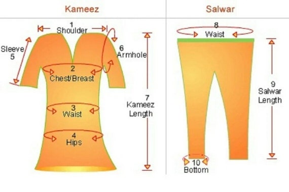 Salwar top kameez stitching
